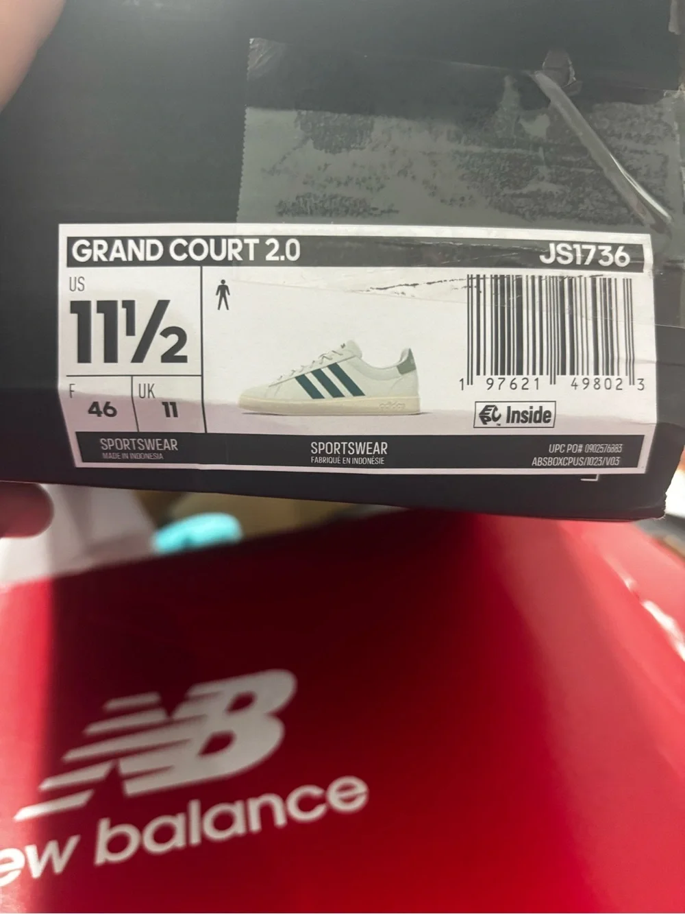 adidas Grand Court 2.0 Sneakers New in Box